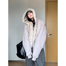 现货高品质美式高街冬季重磅硬挺短款座山雕毛领棉衣男女加厚外套，男装棉衣，电商A486