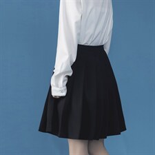 中性风C316 Q007 P48 正统JK制服黑色JK裙百搭短裙半身裙百褶裙图片