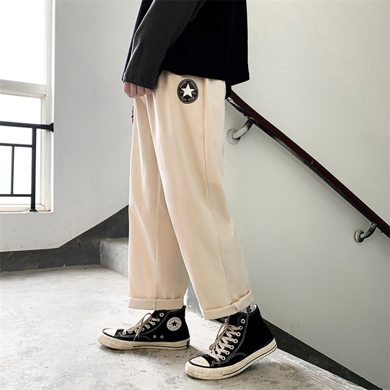 K43008-P25加绒款-P35休闲裤男士大码宽松九分运动裤男裤男直筒,男装休闲裤,电商A040