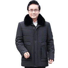 8816/爸爸棉衣有大码中老年冬装外套中长款加绒加厚保暖棉服，男装棉衣，星座1216（原钱塘722）