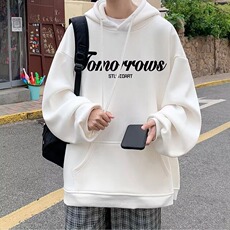 350g华棉潮牌印花连帽卫衣慵懒风宽松oversize外套5167-P43网络图，女装短外套，电商B245