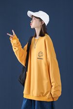 港风男士宽松外套卫衣中性情侣上衣9711/，男装卫衣，星座1506-1