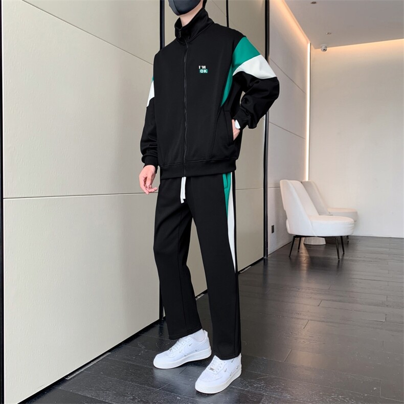 TH880-P85秋季新款男生套装学生夹克青少年上衣开衫大童裤子外套,男装休闲套装,星座507A（原星座306B-2）