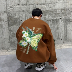 抖音供货、复合重磅360克现货圆领卫衣宽松D223A-YL2347-特P28，男装卫衣，电商019-1