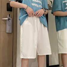 1港风休闲大码M-5XL运动日系原宿潮流五分裤男中裤DK751P18控29，男装牛仔裤，星座226-2