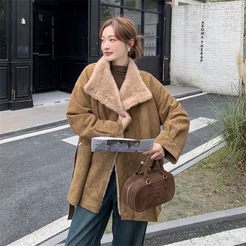 有货25冬新品派克风衣5559-P215-K328,女装派克服,2C305