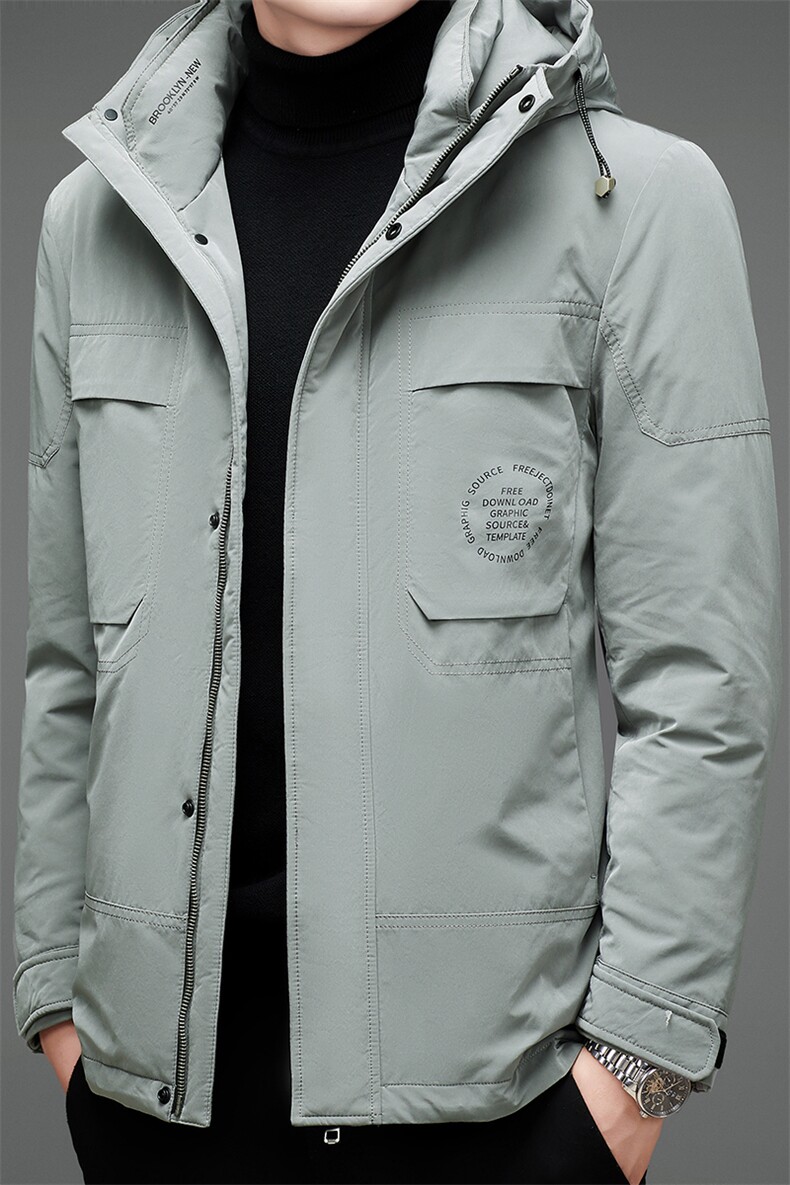 中年羽绒服男冬季宽松连帽羽绒服爸爸冬装保暖外套MNSA2105-P350，男装羽绒服，电商B212（原钱塘6029）