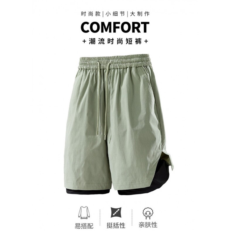 现货夏季工装短裤男ins潮牌休闲百搭潮流痞帅五分裤D02517-P43,男装休闲裤,星座308B-2