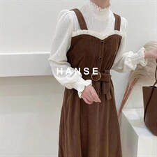 现货冬季连衣裙厚面料，女装连衣裙，雅诺希