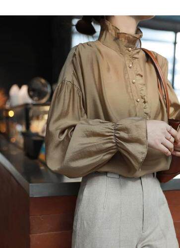 秋款雪纺衬衣，其它，视线·L