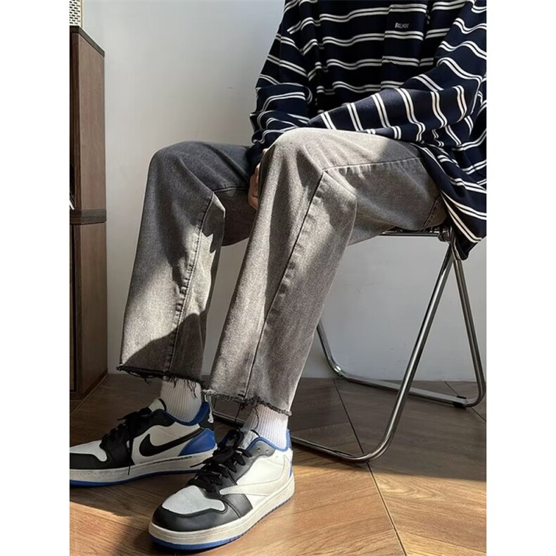 1506A/G3390/P42新款宽松直筒港风潮牌时尚百搭男,男装休闲裤,星座1506A