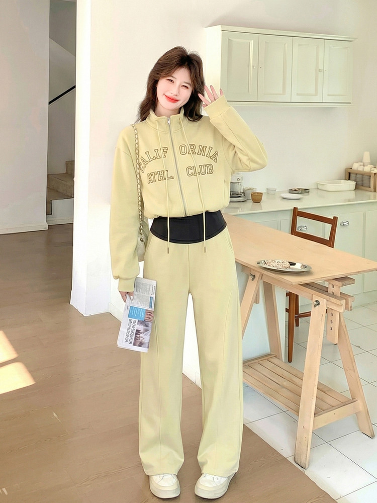 新品现货印花韩系休闲套装两件套2C271-9601-P195-K318,女装套装/套裙,2C271