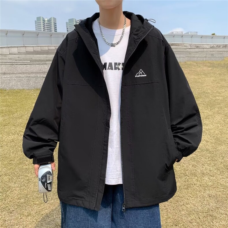 春季新款美式男外套牛津防水双层夹克W9201P55,男装夹克,星座1116-2