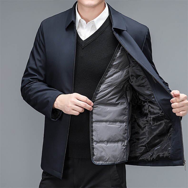 冬季商务休闲羽绒服男装中年可脱卸内胆连帽厚款外套YY22888-P195,男装羽绒服,星座1105-3