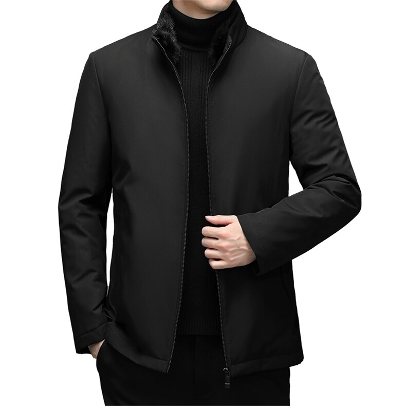 鹅绒羽绒服中青年男士可脱卸内胆冬季休闲外套DFLDY11003-P345,男装羽绒服,电商B212（原钱塘6029）