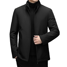 鹅绒羽绒服中青年男士可脱卸内胆冬季休闲外套DFLDY11003-P345，男装羽绒服，电商B212（原钱塘6029）