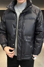 YR3316-P155冬季男装羽绒服工装口袋休闲青年外套白鸭绒，男装羽绒服，星座703-1