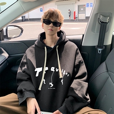 连帽卫衣男大码胖子帽衫大号运动服WY2449-P35，男装卫衣，电商A040