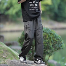 美式休闲男夏季薄款日系潮牌长裤宽松子KK221-P35，男装休闲裤，星座911-3