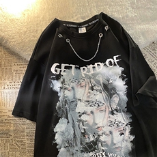 高品质新重磅款纯棉短袖T恤潮牌风美式街头风MT3546-P50，男装T恤，星座717