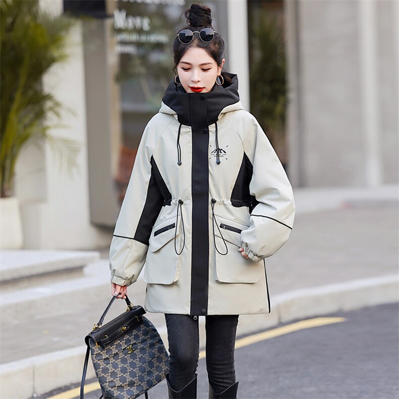 现货新款冬装2024年宽松休闲连帽羽绒棉棉衣,女装棉衣/棉服,江南富贵女