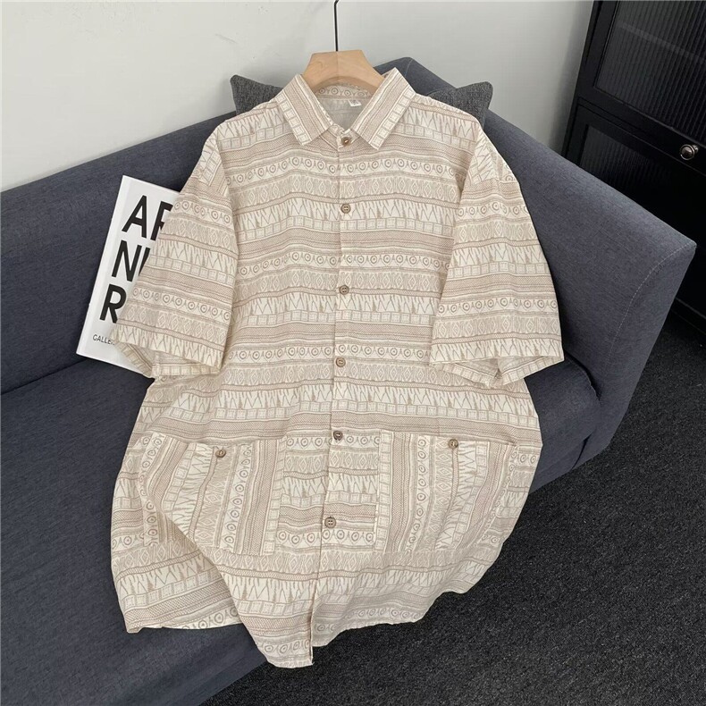 2025新款法式黑白粗花衬衫短袖花边小香风女外套CY1101-P30,男装衬衫,星座412-3