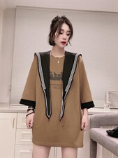 披肩卫衣裙ＭL，女装卫衣/绒衫，可纳奇