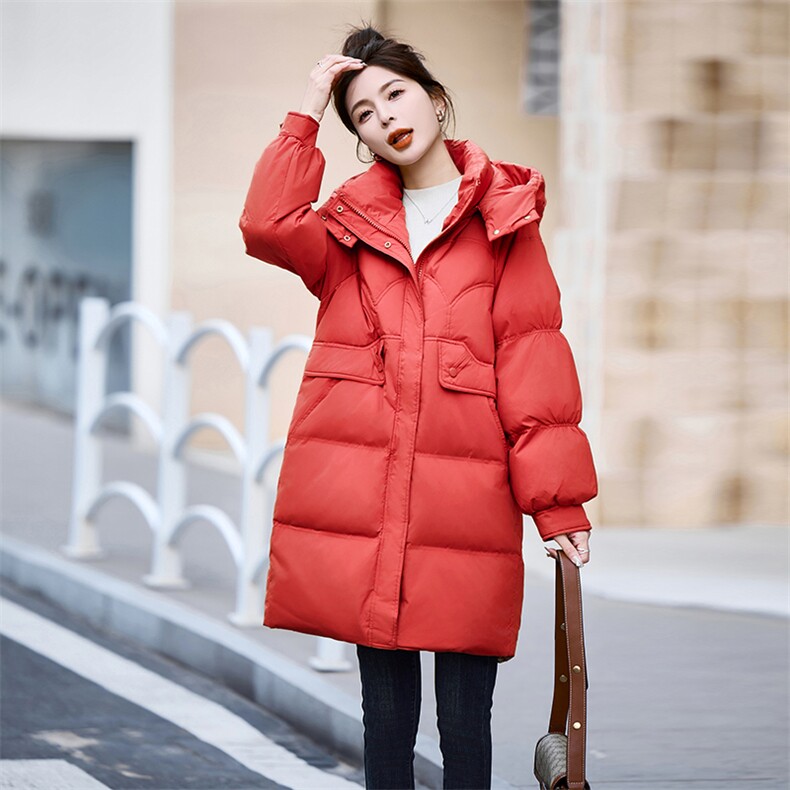 羽绒服女2023年冬季新款女装时尚冬季保暖外套,女装羽绒服,贵人树