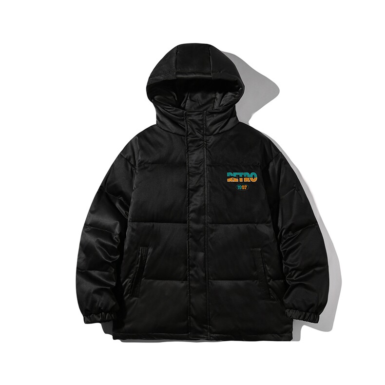 白底冬季简约时尚字母印花白鸭绒短款羽绒服外套YR131P225控298,男装羽绒服,电商A247-1