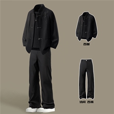 西服立体绣95%绦纶5%氨纶M-5XL大码XF78058P90控139西裤78151P45，男装西服，星座227-7