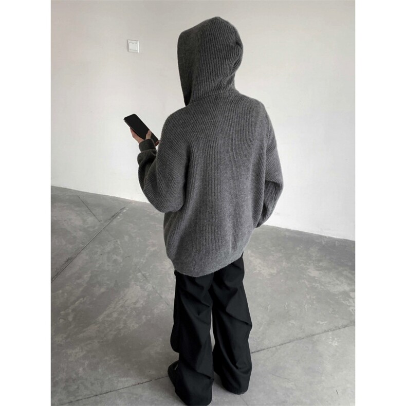 高品质连帽毛衣开衫针织衫外套W6600,男装针织衫/毛衣,星座1212