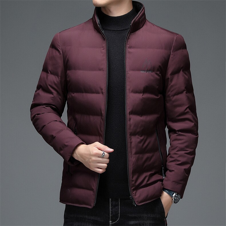 新款冬季中年纯色羽绒爸爸装厚男棉衣保暖男装外套SFT98008-P170,男装棉衣,电商B212（原钱塘6029）