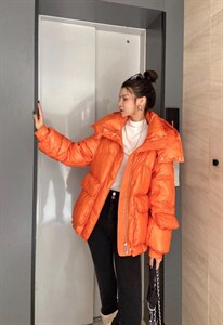 你别走～新款欧版带帽面包服图片