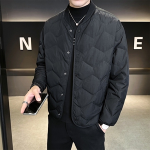 新标90绒冬季新款轻薄款羽绒服男棒球领保暖A329-YR2512-P185
