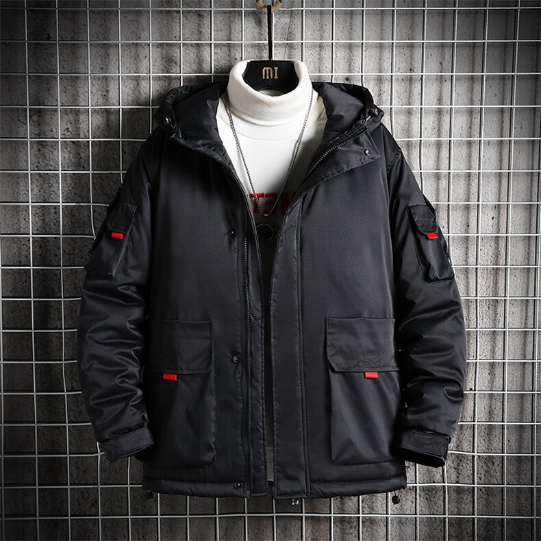 2019冬季连帽面包棉衣服工装短款男装外套袄M138,男装棉衣,电商B380（原B361）