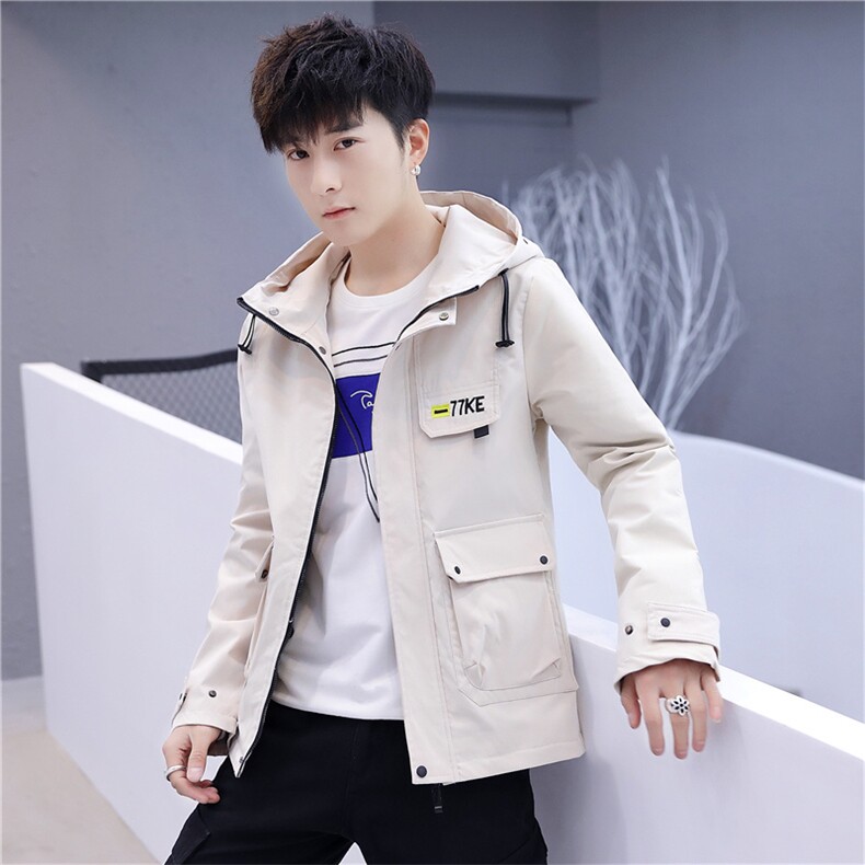 20新款男士工装外套春季潮流百搭休闲帅气潮牌衣服5013-j，男装夹克，星座1105