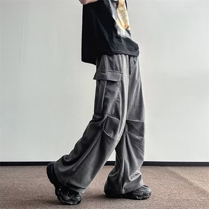 日系复古工装裤男直筒休闲潮流痞帅工装裤AK881-P46图片