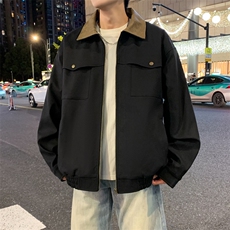 翻领夹克男春季简约宽松潮流百搭上衣服JK266-P73，男装夹克，星座308B-2