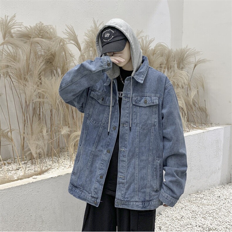 JK630-P75-控98现货牛仔夹克外套连帽,男装夹克,星座116