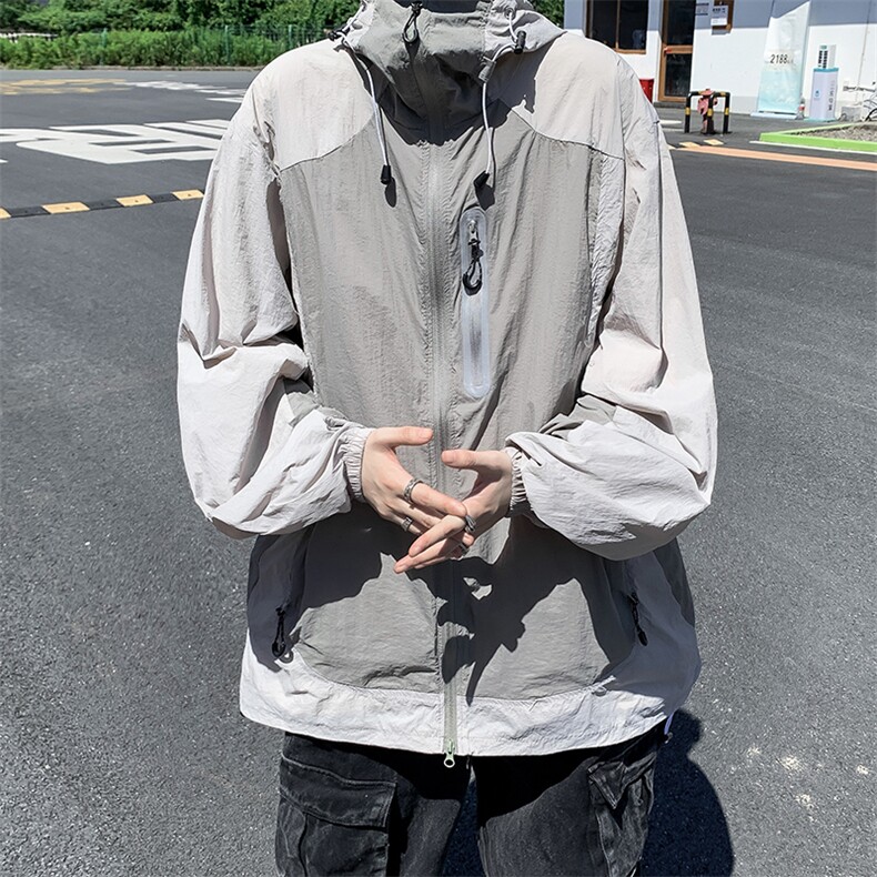 F355-P482024徒步连帽冲锋衣防晒衣薄款外套户外山,男装防晒衣,星座512-6