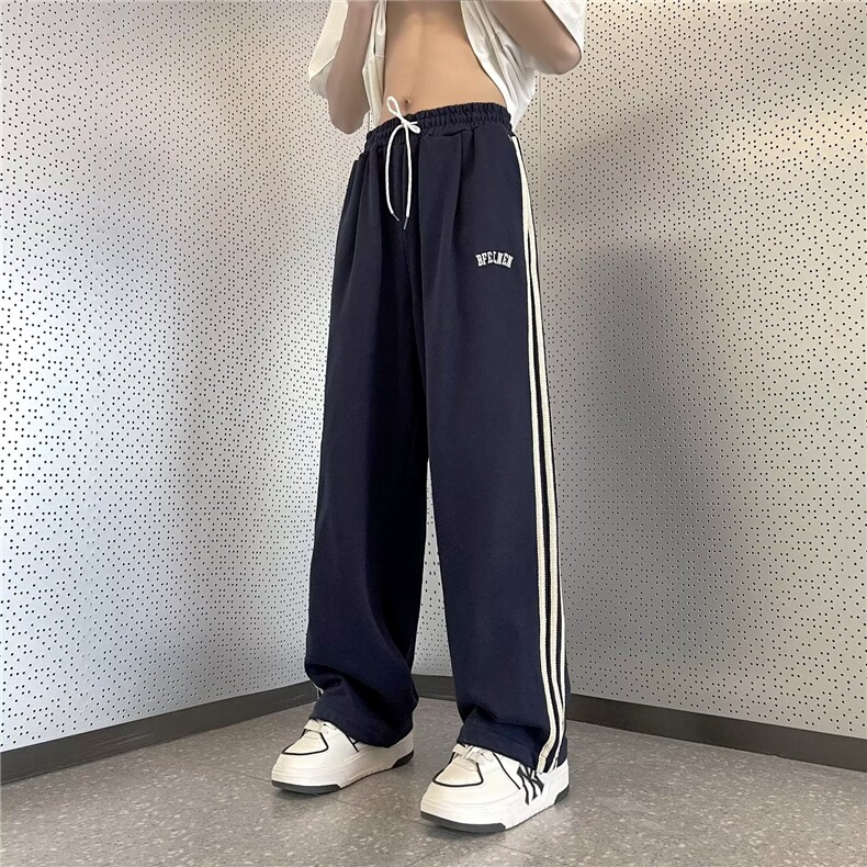 裤子男款夏季薄款宽松百搭运动裤男生直筒休闲长裤K009-P40,男装休闲裤,星座308B-1