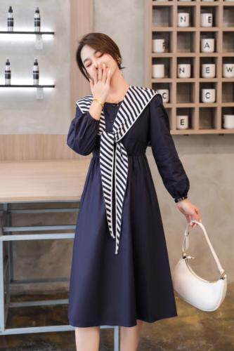 【现货】秋装新款韩版连衣裙，自带潮流披肩，女装连衣裙，欣卓越