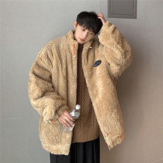 1港风外景冬季宽松百搭羊羔毛大码M-5XL棉衣男外套8727P105控149，男装棉衣，星座226-2