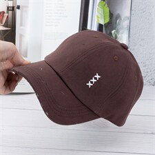 M1725嘻哈帽破洞网红刺绣棒球帽子软顶欧美男女显脸小鸭舌帽潮，帽子，星座510A-2