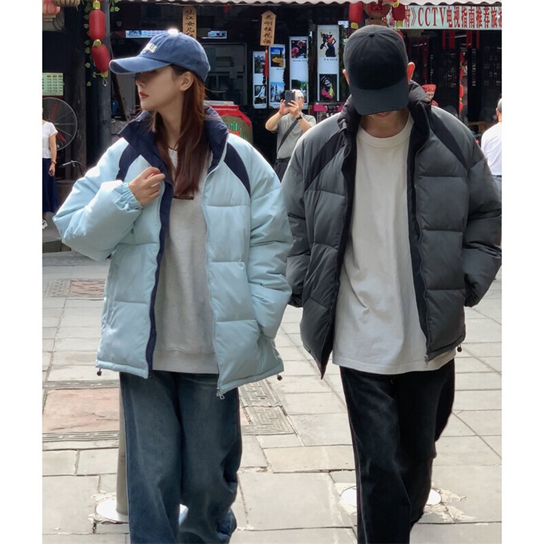A467-P95冬季宽松男女上衣外套棉服个性港风上衣,男装棉衣,星座911
