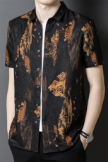 GBN5223夏季新款男式休闲衬衫短袖时尚衬衣P290，男装衬衫，电商B360