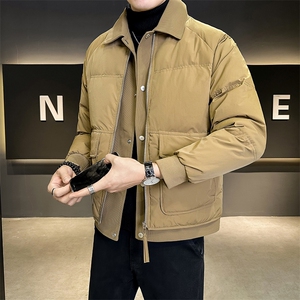 冬季店主羽绒服简约时尚保暖品质数据款简约外套男6297-P185图片