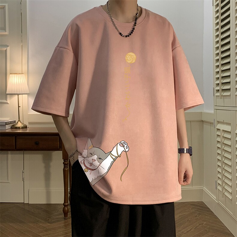 麂皮绒短袖t恤男大码半袖男JD82013-P25,男装T恤,电商A040