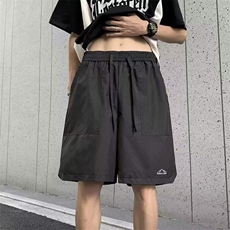慵懒原宿日系休闲五分裤流行新款气质无品牌百搭文艺潮K6340-P34，男装牛仔裤，星座412-2