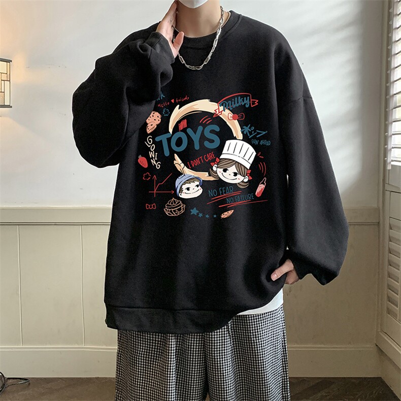 8XL圆领卫衣男超大码胖子肥佬大号长袖t恤S6385-P28,男装卫衣,电商A040